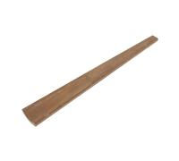 Aymzbd 3/4 Double Bass Triangular Round Fingerboard Orchestra String Accessories Carved Wooden Bass Fingerboard for Bassist DIY, round