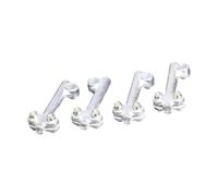 Aymzbd 4 Pieces Mudguard Bracket Reinforcement Rear Support Rod Adjustable Aluminum Alloy Connector Accessory Suitable for Rainy Day Country Road