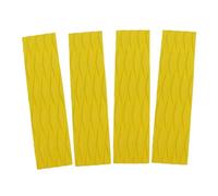 Aymzbd 4pcs Surfboard Traction Pad, EVA Foam Deck Grip Pad, Non-Slip Surfboard Grip Pad, Multipurpose Boat Deck Sheet for Longboard, Yellow