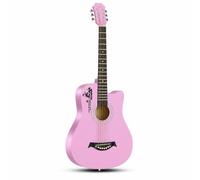 Aymzbd Acoustic Guitar for Beginners, Full-Size Student Guitar Set with Accessories & Learning Tools, Pink