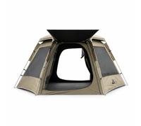Aymzbd Automatic Quick-Opening Camping Tent, Up Instant Family Tent for Four Season Outdoor Adventures, Khaki, Beige, Large 4-8 people (290 * 250 * 165cm)