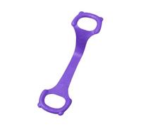 Aymzbd Chest Expander Strap with 8 Shape Design for Home Workouts, Purple