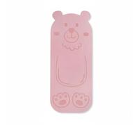 Aymzbd Children Dance Pad Exercise Mat Shock Absorbing Stretching Floor Pad Cartoon Pattern TPE Material Anti Slip Secure Cushion Suitable for Child Fitness, Pink, Bear