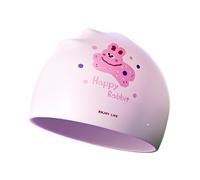 Aymzbd Children's Silicone Swim Hat for and Shower Use, Pink