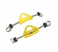 Aymzbd Diving Fins Strap Replacement Stainless Steel Buckle Spring Elastic Band EPDM Heel Pad Universal Fit Suitable for Water Training Expedition Gear Home Pools Diving Lessons, Yellow, L