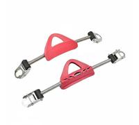 Aymzbd Diving Fins Strap Replacement Stainless Steel Buckle Spring Elastic Band EPDM Heel Pad Universal Fit Suitable for Water Training Expedition Gear Home Pools Diving Lessons, Red, L