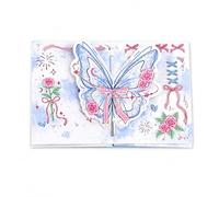 Aymzbd DIY Butterfly Birthday Card Kit for Crafters, Paper Greeting Card for Sending, for Creativity