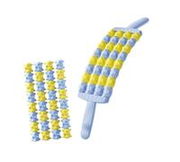 Aymzbd Flexible, Manual Massage Roller Sticks, Versatile, Comfortable Foam Rollers, Muscle Rollers for Exercises, Training and Calf Massage, Blue