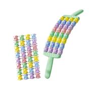 Aymzbd Flexible, Manual Massage Roller Sticks, Versatile, Comfortable Foam Rollers, Muscle Rollers for Exercises, Training and Calf Massage, Green