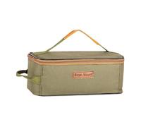 Aymzbd Gas Tanks Storage Bag for A Pouch Multipurepo Multipurepo Dispent Organizer with Mesh Pocket Pocket for Mes, Dark Green