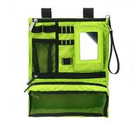 Aymzbd Golf Storage Organizer Accessory Bag Pouch with Universal Attachment and Mesh Pocket for Valuables Suitable for Athletic Activities Traveling Course Use, Green