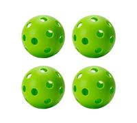 Aymzbd Indoor Pickleball Balls, 26 Holes Pickle Balls, High Bounce Durable Pickleballs, Tournament Play Pickleball for All Style Paddle, Green 4pcs