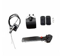 Aymzbd Kayak Rudder System Tail Rudder Rudder Blade Rear Mount Hardware Installation Parts Material Aerodynamic Design suitable coastal water fishing cruising