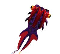 Aymzbd Large Kite Flying Toy for Outdoor Adventures at Grassland or Beach, Red Purple