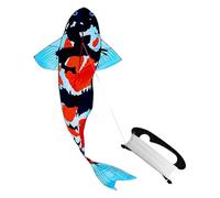 Aymzbd Large Koi Fish Kite Foldable Unique Wind Kite for Sea Activities Grasslands
