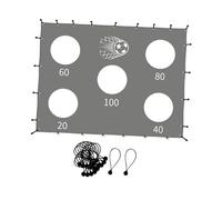 Aymzbd Lightweight And Foldable Football Target with Straps, 5 Goals, Ideal for Games in The Garden Or on A Training Pitch.