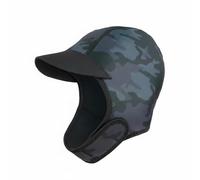 Aymzbd Neoprene Dive Hood Thermal Swim Cap With Visor Wetsuit Hood Surf Cap Chin Strap Sun And Scratch Protection suitable for winter swimming cold water