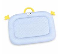Aymzbd Pet Cooling Mat, Dog Cooling Mat, Cat Cooling Mat, Non-Slip Fabric Pet Bed Mat for All Seasons, Ocean Blue Big Eyes (Cool and breathable, not stuffy), 70 * 50cm