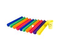 Aymzbd Pipeline Challenge Game Kit, Team Building Games, Half Pipe Relay Race Game Kit for Adults Teens Field Day Game School Gym Outdoor Youth Sports, 10 Half Pipes