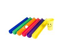 Aymzbd Pipeline Challenge Game Kit, Team Building Games, Half Pipe Relay Race Game Kit for Adults Teens Field Day Game School Gym Outdoor Youth Sports, 6 Half Pipes