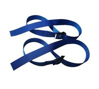 Aymzbd Rowing Machine Foot Straps Pair Adjustable Oxford Cloth Equipment for Fitness 76 cm, Black