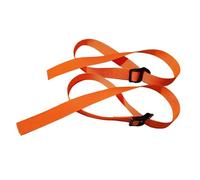 Aymzbd Rowing Machine Foot Straps Pair Adjustable Oxford Cloth Equipment for Fitness 76 cm, Orange