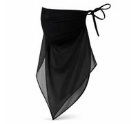 Aymzbd Silk for Sun Protection, Breathable Full Face Cover for Summer Driving & Outdoor Activities, Cool Black
