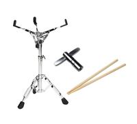Aymzbd Snare Drum Stand, Double Tripod, Percussion Adjustable Knob, Non-slip Triangle Bracket, Concert Instrument Stand