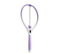 Aymzbd Tennis Training Device With Swing Practice Racket Secure Handle Center Mounted Ball Enhanced Guide Rod For Skill Building Suitable For Home Court, Purple