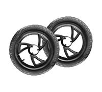 Aymzbd Two Pack of Kids Balance Bike Wheels, Designed to Fit Most Models with Airless Tire Feature, Black