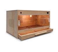 Aymzbd Wooden Box for Chicks & Small Animals - Pet Breeding Box with Easy Clean Pull-Out Tray, Standard Configuration (Non-Thermostatic), 50x30x30CM