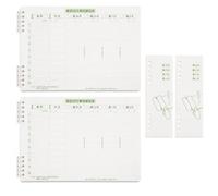 Aymzbd Word Memory Loose-Leaf Notebook, Paper Material | For English Memorization | Student Use, 2 notebooks, 1200 words capacity