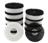 Aynaxcol 10 Packs Replacement Aquarium Maintenance Kit, Aquarium Sponge Foam and Carbon Rings Set, Replacement for Biorb Filter