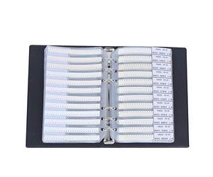 AYNEFY 0201 Resistor Sample Book, Plastic Storage Organizer with 170 Types for Electronics Professionals