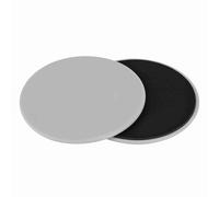 AYNEFY 2PCS Exercise Sliding Discs, Small Lightweight Sliders for Full Body Workout, with ABS Material for Gym Yoga Physical Therapy Dance Training (Grey)