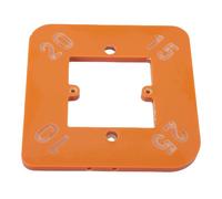 AYNEFY 4 in 1 Corner Jig Template, Phenolic Plastic Router with R10 to R25 for Accurate Woodworking Edge Curves and Round Corners