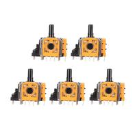 AYNEFY 5Pcs Analog 3D Joysticks For Controller, Joystick Replacement Kit, Joystick For Controller, Replacement Kit, Comfortable Gaming Experience, Compact & Design, Service Life, A