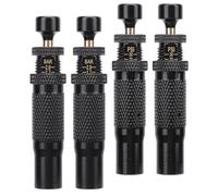 AYNEFY Auto Stop Tire Deflator Valve Adjustable Tire Deflator Kit 10-30 PSI 4PCS Screw on Tyre Air Down Tool with Zippered Bag for Offroad 4x4 Trucks SUVs UTVs