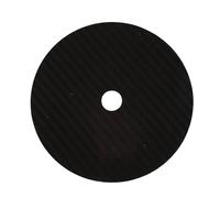 AYNEFY Carbon Fiber CD Mat Carbon Fiber Disc Stabilizer 0.2mm Tuning Pad with Vibration Absorption for CD DVD Players Improves Sound Clarity 15mm Center Hole (Black)