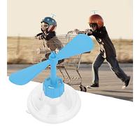 AYNEFY Helmet Propeller Decorative, Suction Cup Spinner for Bike Helmets with Real Spinning Action and Vibrant Colors for Bikers (Blue)