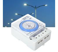 AYNEFY Mechanical Timer, Timer Tb388 Mechanical Relay High End Control 15 Minutes 24 Hours Time Relay Ac250V 20A, 24 Olt Ac Defrost For Industry Household Appliances