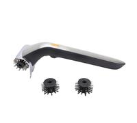 AYNEFY Power Grill Cleaner with Double Brushes, Rechargeable Electric Steam Grill Brush with Water Spray for BBQ, Stainless Steel Cleaner for Outdoor Home Use
