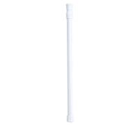 AYNEFY Shower Curtain Rods Adjustable Spring Loaded Tension Rod Shower Extendable Curtain Closet Window Rail Pole 11.81~19.69in, White
