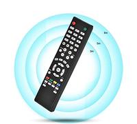 AYNEFY Universal TV Remote Control, 8 Meters Range, Black, 18 x 5 x 1.5 cm, Compatible with SEIKI