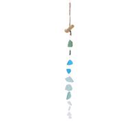 AYNEFY Wind, Unique Hand Crafted Sea Glass Driftwood Indoor Outdoor Decoration Home Housewarming Gifts Ideas for First Home New Apartment (Type C)