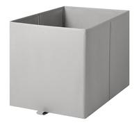 AYNEX Light Grey Foldable Storage Box 33x38x33 cm - Fabric Cube Storage Bin Organizer for Shelving Unit, Closet - Collapsible Storage Basket for Clothes, Toys, Media & Home Organization