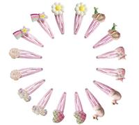 AYNKH 16 Pcs Unicorn Hair Clips,Cute Unicorn Hair Barrettes Cartoon Hairpins Sparkling for Kids Girls Children