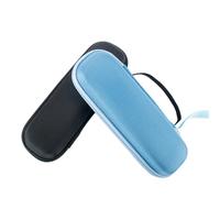 AYNKH 2 PCS Hard Shell Vinyl Pencil Case, Drop Proof Pencils Cases, Multifunctional Stationery Case, Black Blue Pencil Cases, Premium Pen Organiser, Office Study Stationery, Classic Colour