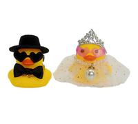 AYNKH 2 Wedding Rubber Ducks, Wedding Rubber Ducks, Suitable as Ceremony Gifts, Souvenirs, Marriage Blessing, Elegant Warm Gifts
