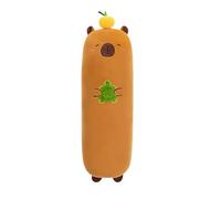 AYNKH 20 Inch Long Capybara Plush Pillow, Cute Turtle Pattern, Soft, Comfortable, Sleeping Hugging Plush Pillow Toys for Kids Adult, for Sofa Bed Living Room Car Party Gift